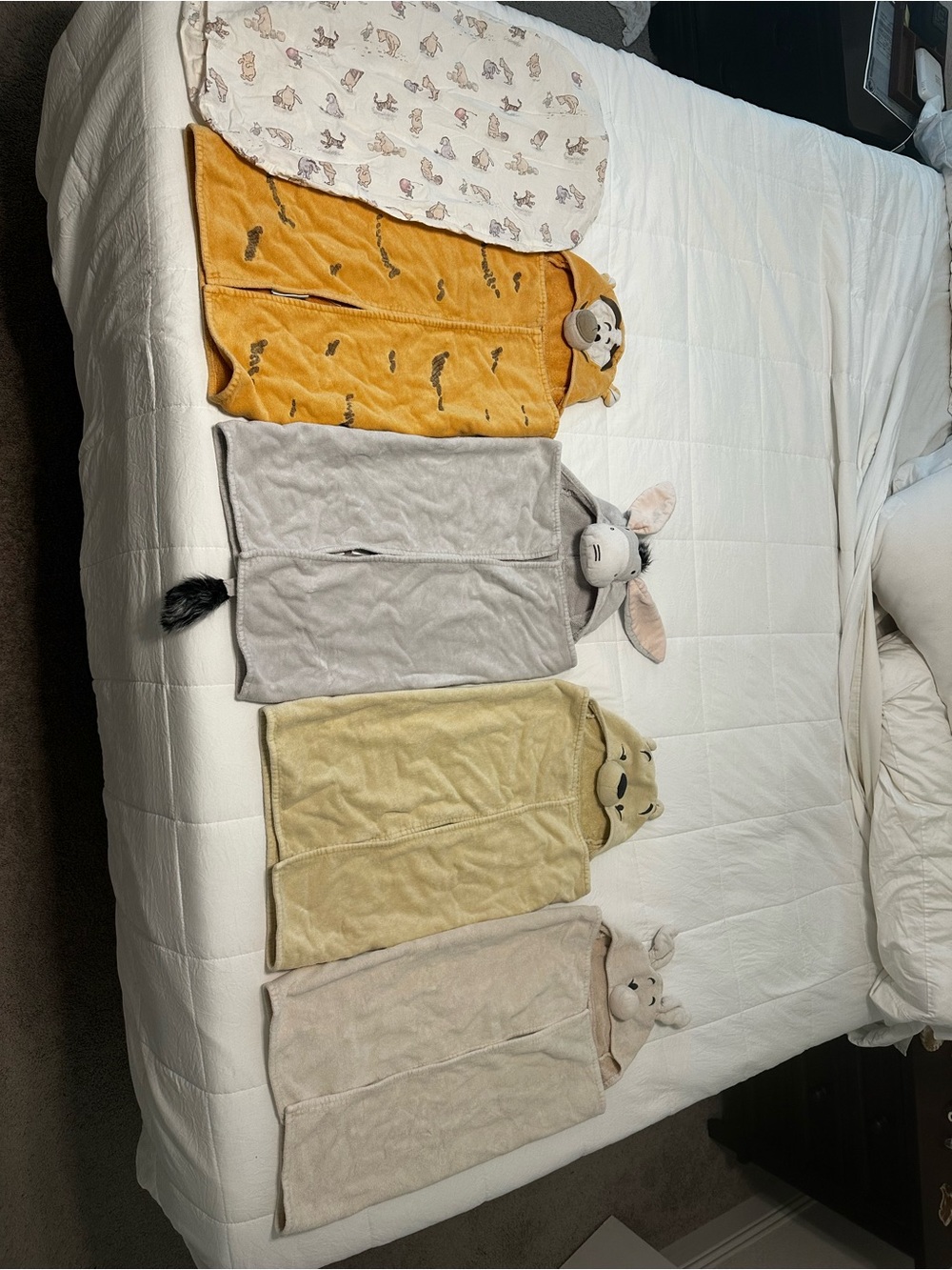 Pottery Barn Kids Winnie the Pooh Towels and Bassinet Sheet